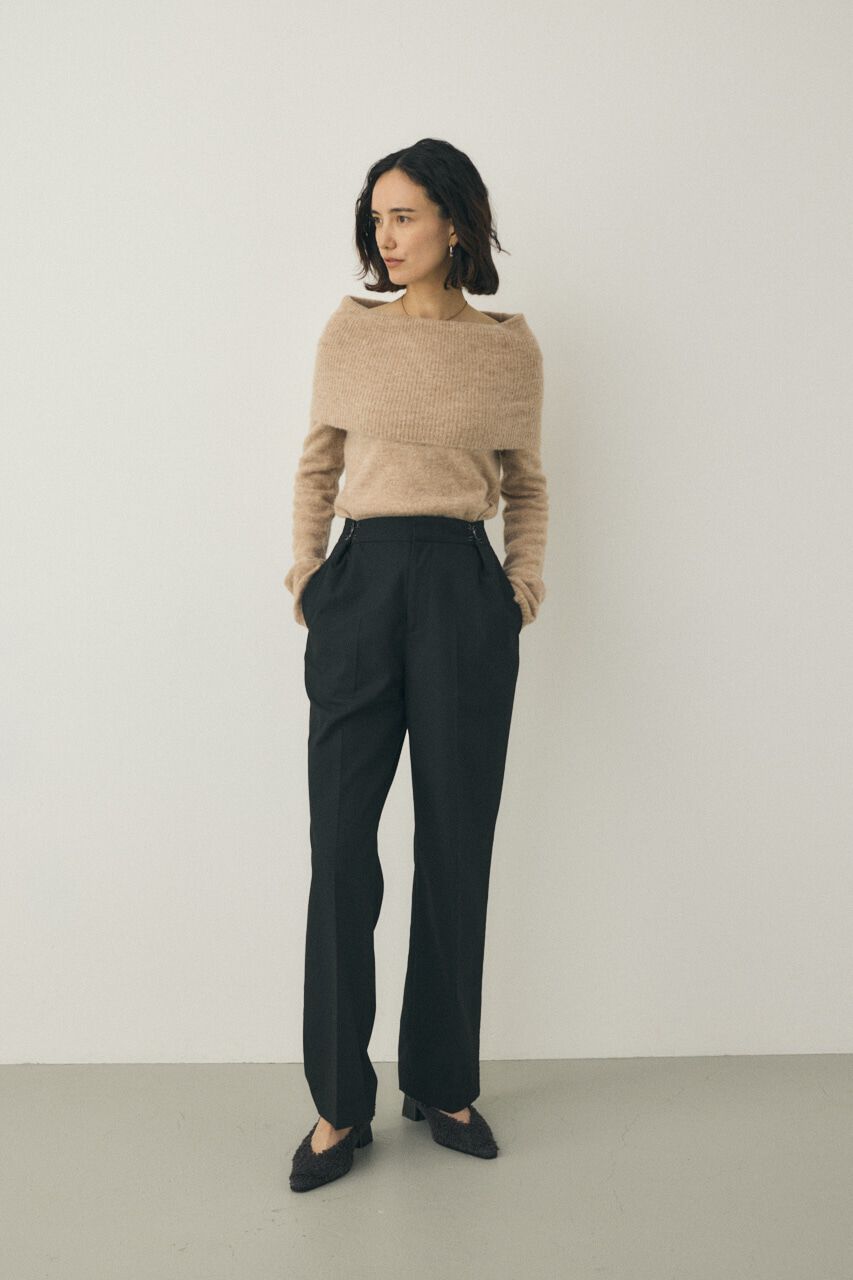 MOUSSY「ワイドパンツ　リサイクルポリエステル&times;レーヨン混」|その他|