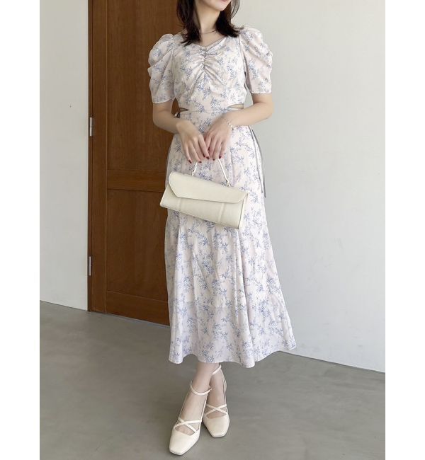 dazzlin「ウエストカットアウトパイピングワンピース」|ワンピース|