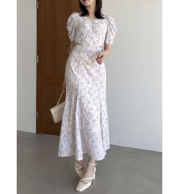 dazzlin「ウエストカットアウトパイピングワンピース」|ワンピース|