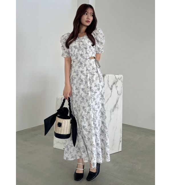 dazzlin「ウエストカットアウトパイピングワンピース」|ワンピース|