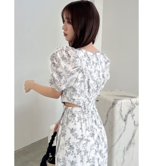 dazzlin「ウエストカットアウトパイピングワンピース」|ワンピース|