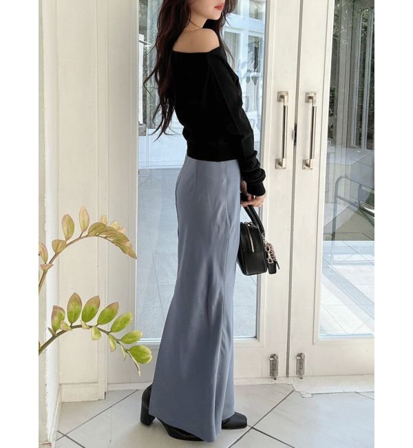 MERCURYDUO「サテンナロースカート」|スカート|