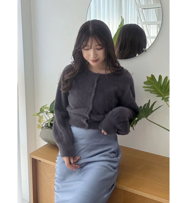 MERCURYDUO「サテンナロースカート」|スカート|