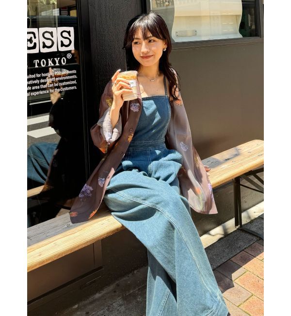 MURUA「フラワーシアーシャツ【WEB限定】」|シャツ・ブラウス|