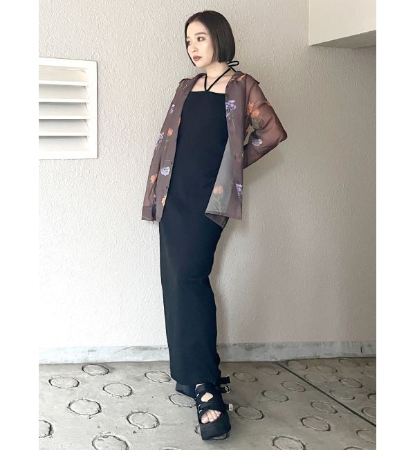 MURUA「フラワーシアーシャツ【WEB限定】」|シャツ・ブラウス|