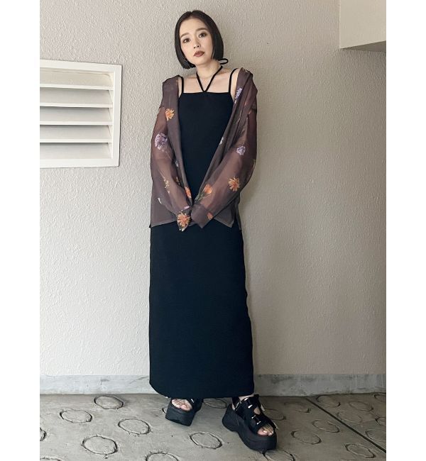 MURUA「フラワーシアーシャツ【WEB限定】」|シャツ・ブラウス|