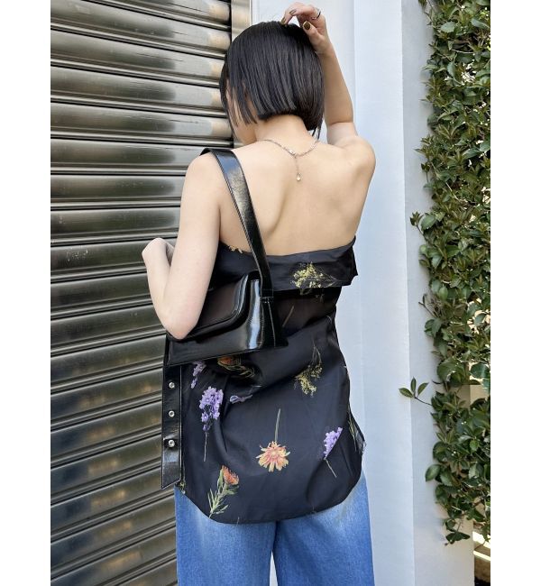 MURUA「フラワーシアーシャツ【WEB限定】」|シャツ・ブラウス|