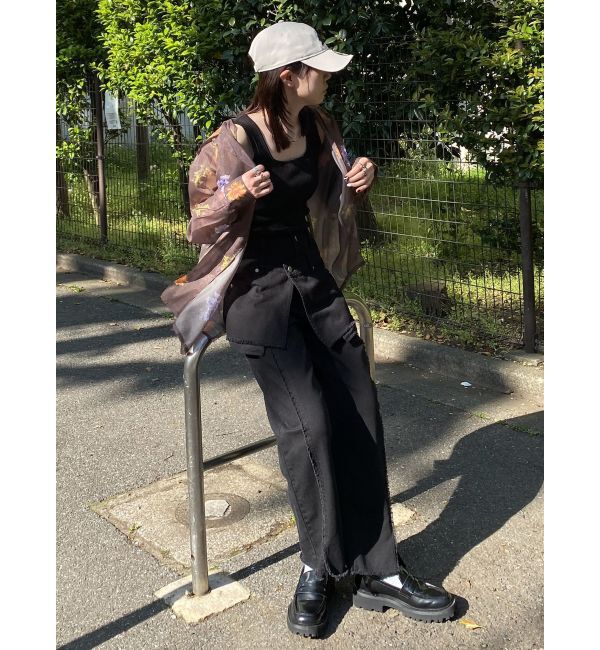 MURUA「フラワーシアーシャツ【WEB限定】」|シャツ・ブラウス|