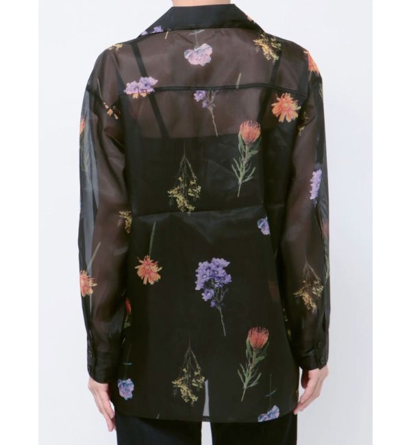 MURUA「フラワーシアーシャツ【WEB限定】」|シャツ・ブラウス|