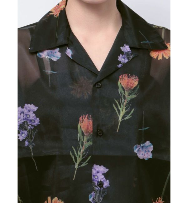 MURUA「フラワーシアーシャツ【WEB限定】」|シャツ・ブラウス|