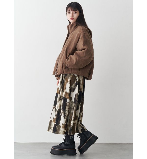 MURUA「シアーパディングブルゾン」|ブルゾン・スタジャン|