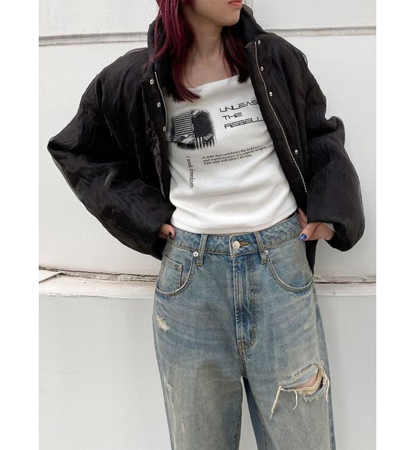 MURUA「シアーパディングブルゾン」|ブルゾン・スタジャン|