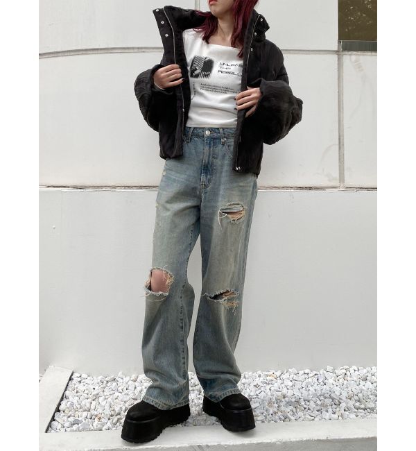 MURUA「シアーパディングブルゾン」|ブルゾン・スタジャン|