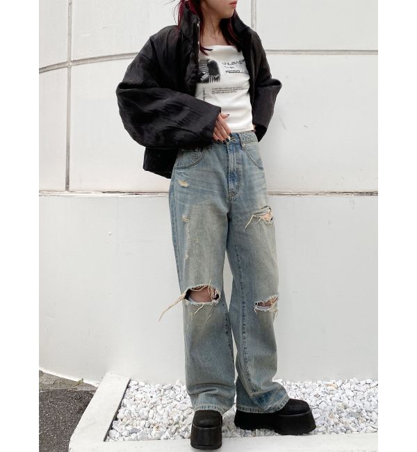 MURUA「シアーパディングブルゾン」|ブルゾン・スタジャン|