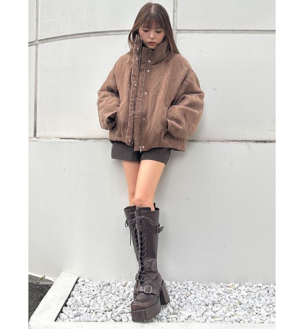 MURUA「シアーパディングブルゾン」|ブルゾン・スタジャン|