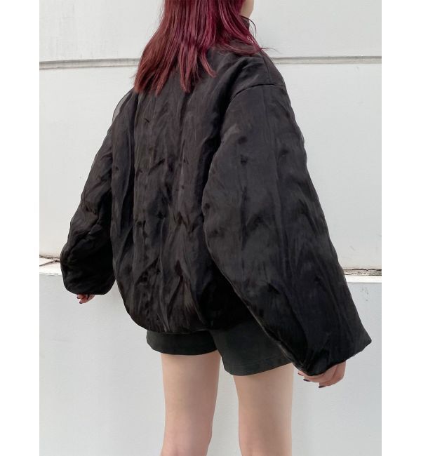 MURUA「シアーパディングブルゾン」|ブルゾン・スタジャン|