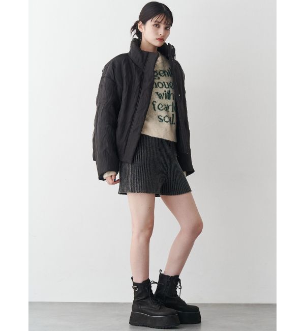 MURUA「シアーパディングブルゾン」|ブルゾン・スタジャン|