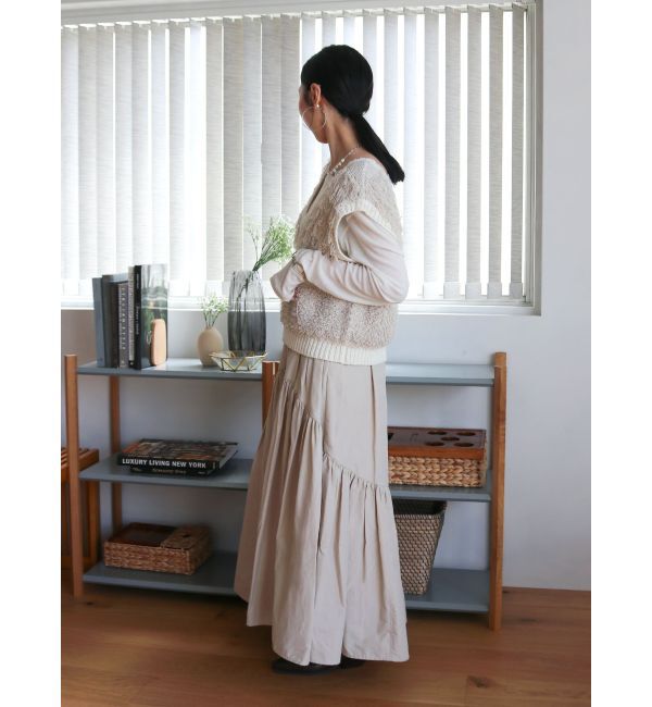 Ungrid「ギャザーデザインスカート」|スカート|