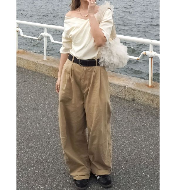 Ungrid「コクーンチノパンツ」|その他|