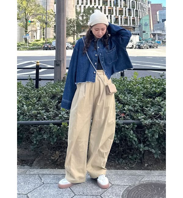 Ungrid「コクーンチノパンツ」|その他|