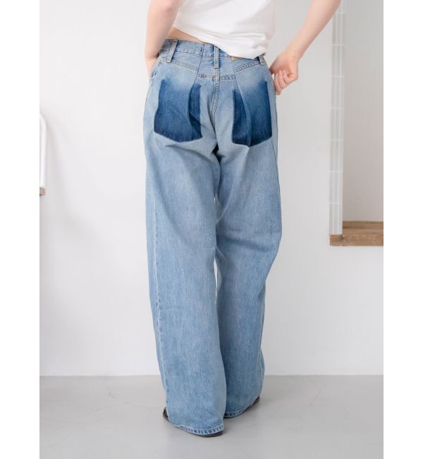 Ungrid「リメイクデザインルーズデニム」|デニム|