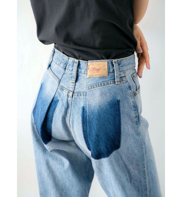 Ungrid「リメイクデザインルーズデニム」|デニム|