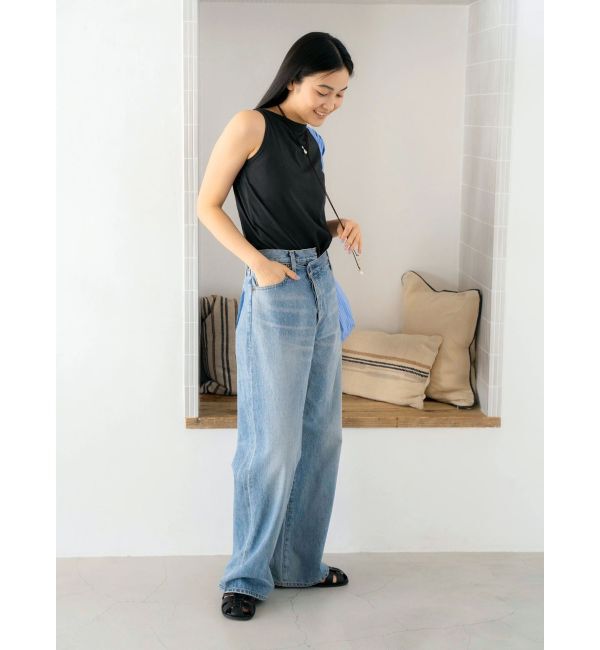 Ungrid「リメイクデザインルーズデニム」|デニム|