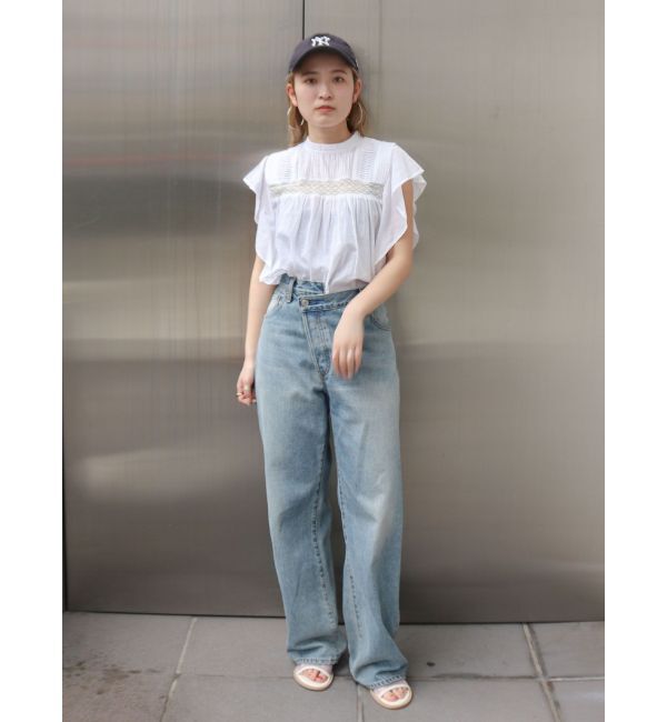 Ungrid「リメイクデザインルーズデニム」|デニム|