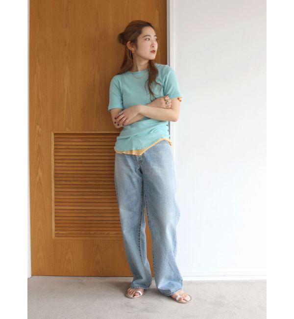 Ungrid「リメイクデザインルーズデニム」|デニム|
