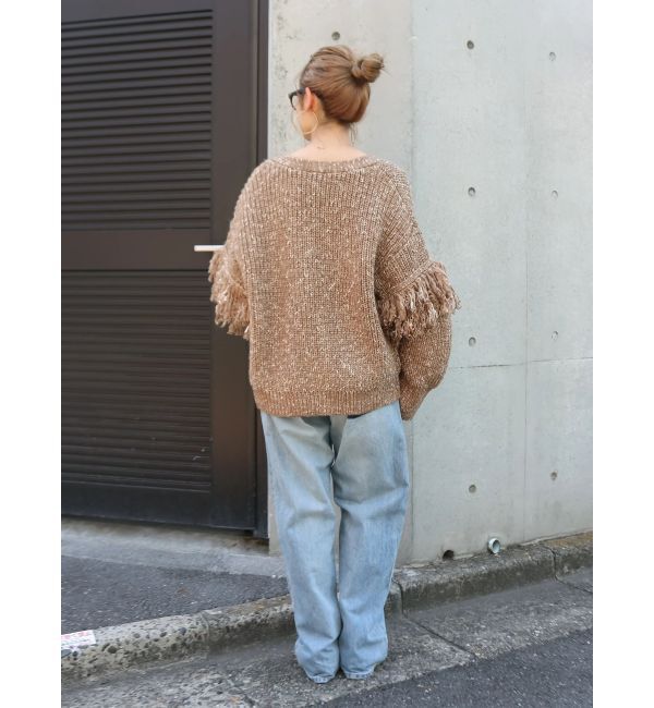 Ungrid「リメイクデザインルーズデニム」|デニム|