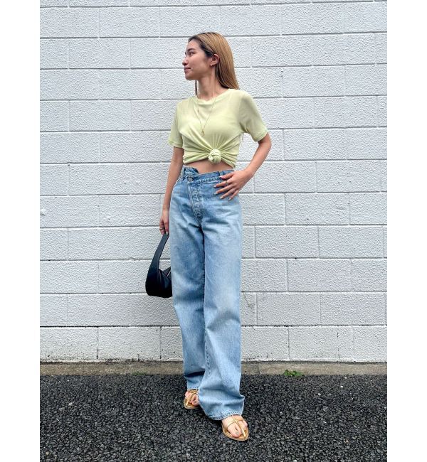 Ungrid「リメイクデザインルーズデニム」|デニム|