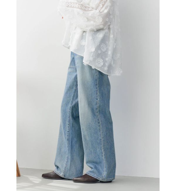 Ungrid「リメイクデザインルーズデニム」|デニム|