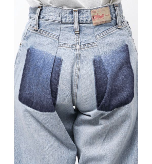 Ungrid「リメイクデザインルーズデニム」|デニム|