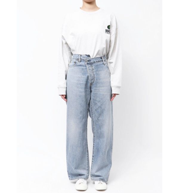 Ungrid「リメイクデザインルーズデニム」|デニム|