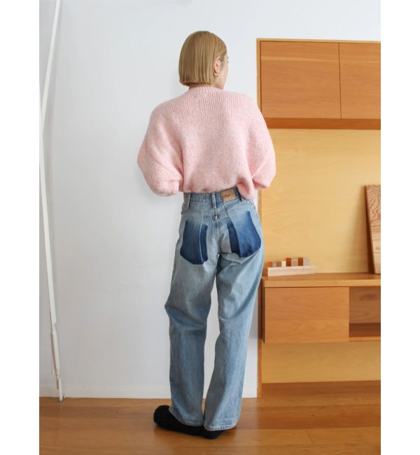 Ungrid「リメイクデザインルーズデニム」|デニム|