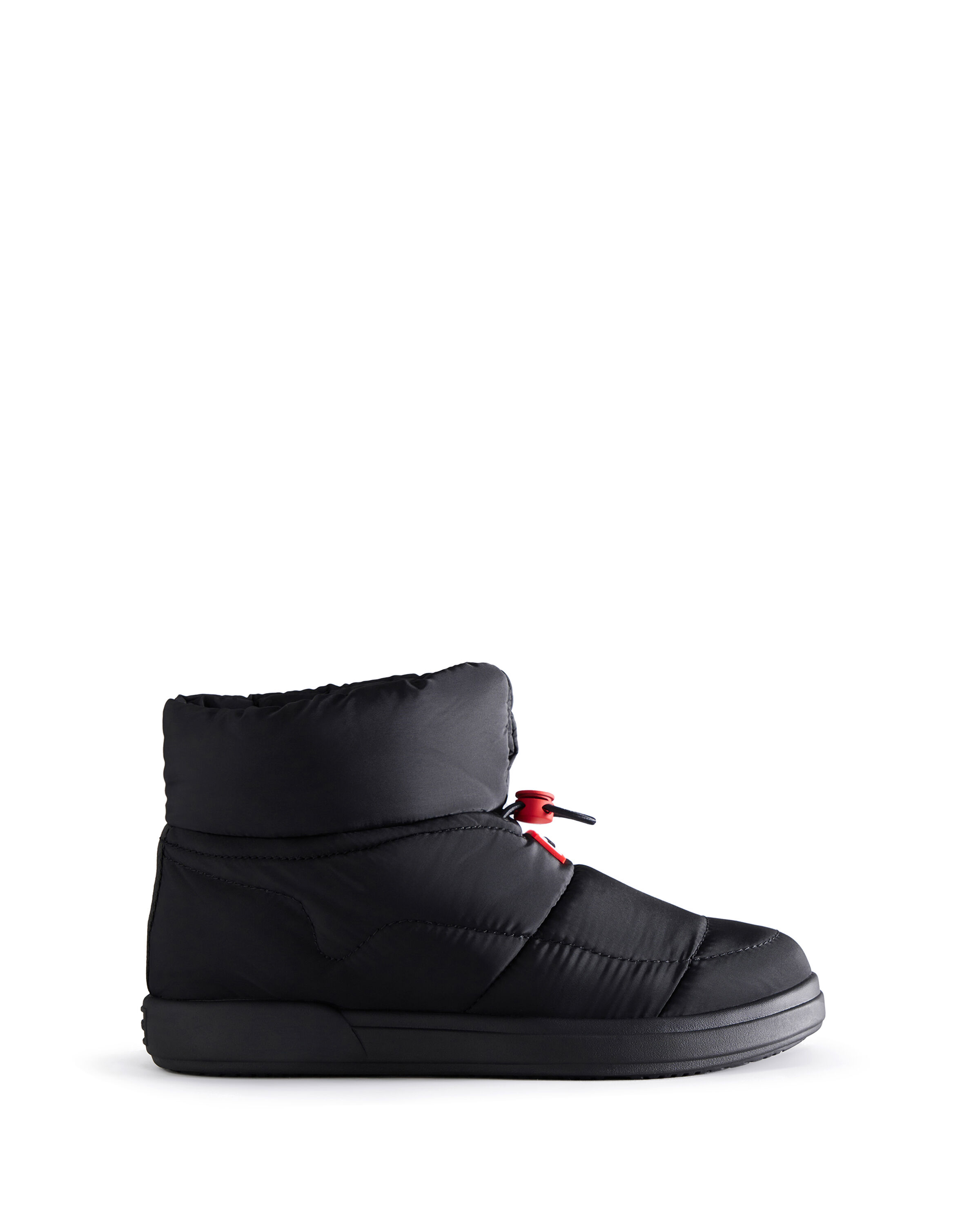 HUNTER「レディース イン/アウト パファー ブーティ」|ショートブーツ|BLK