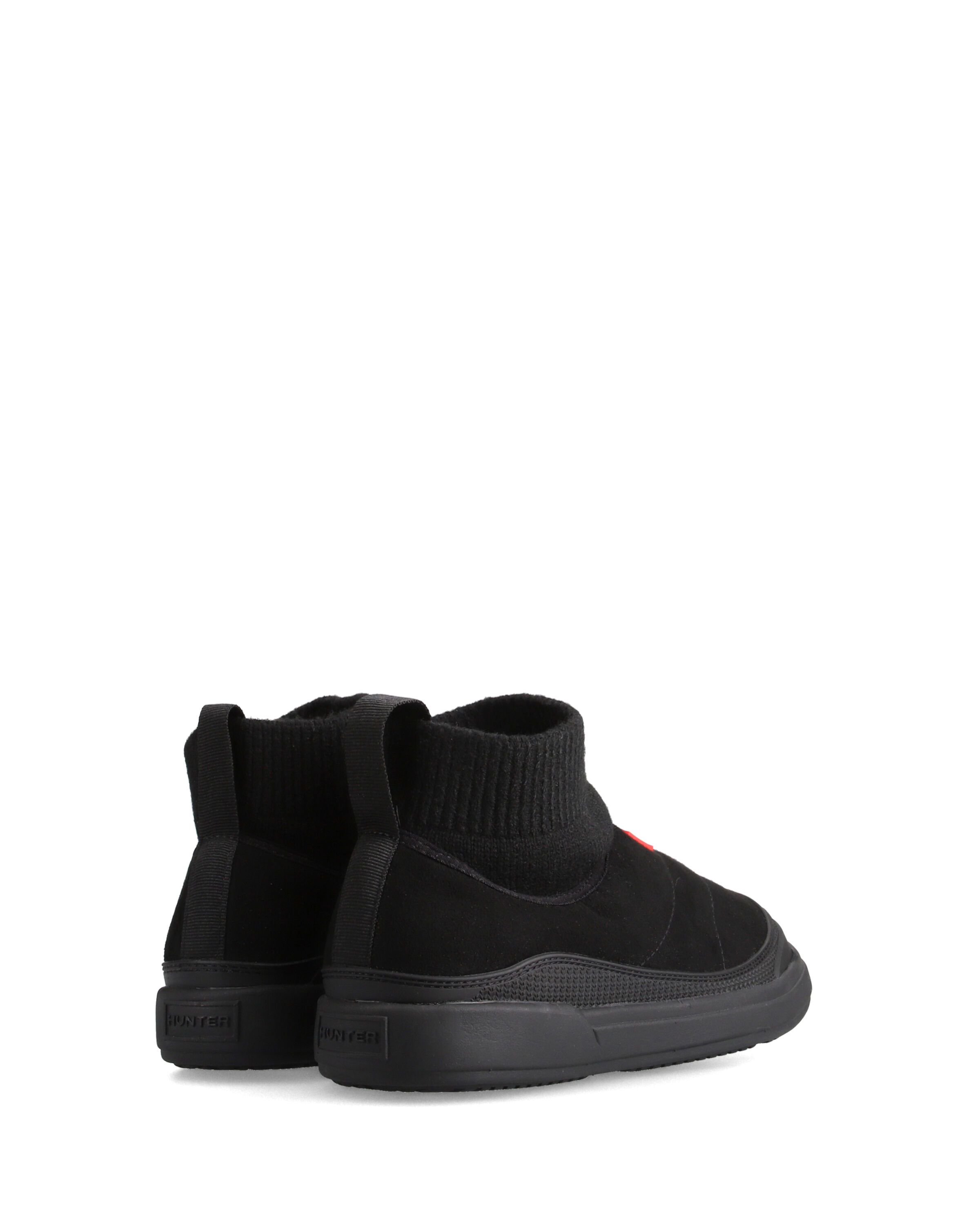 HUNTER「ユニセックス イン/アウト ビーガン スエード ニッテッド カフ ブーツ」|スニーカー|