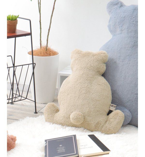 Lbc with Life「HIBARNATION クマ S」|クッション・クッションカバー|ベージュ