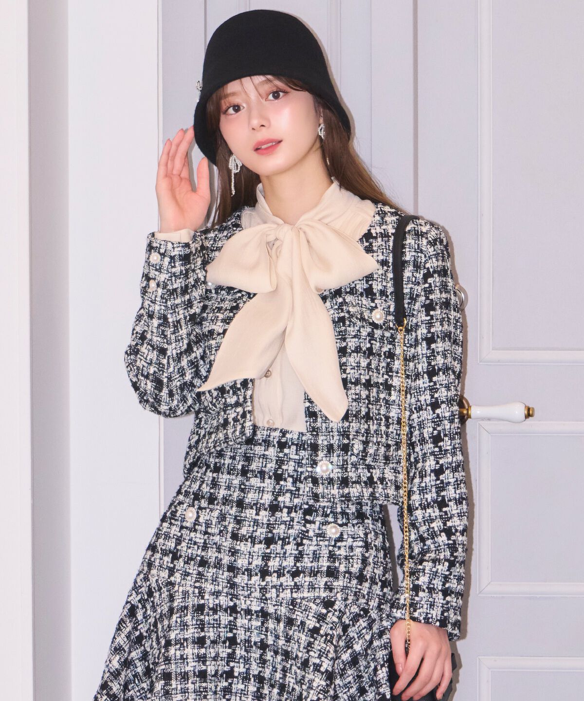 WILLSELECTION「リボンタイギャザーブラウス」|シャツ・ブラウス|