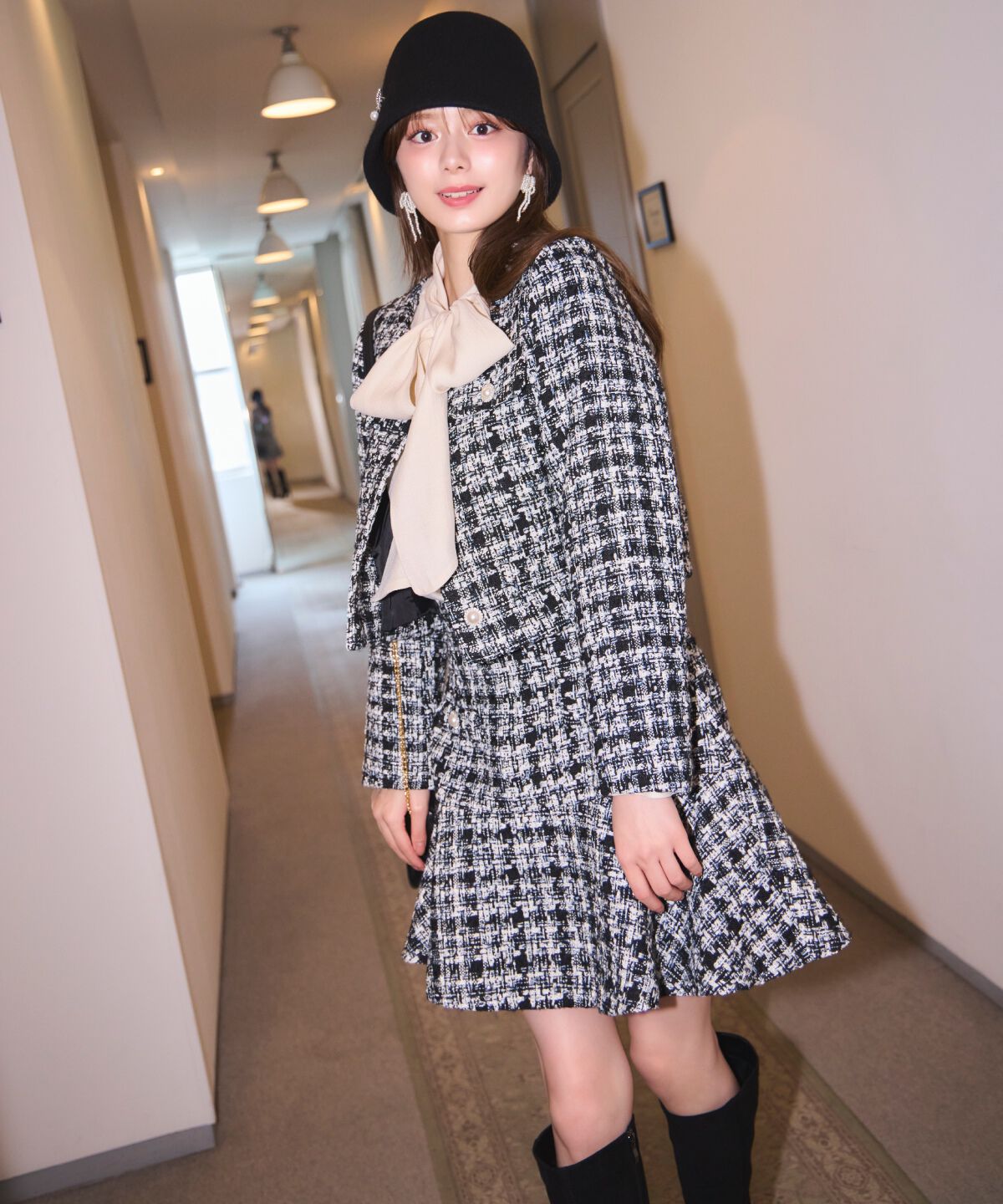 WILLSELECTION「リボンタイギャザーブラウス」|シャツ・ブラウス|