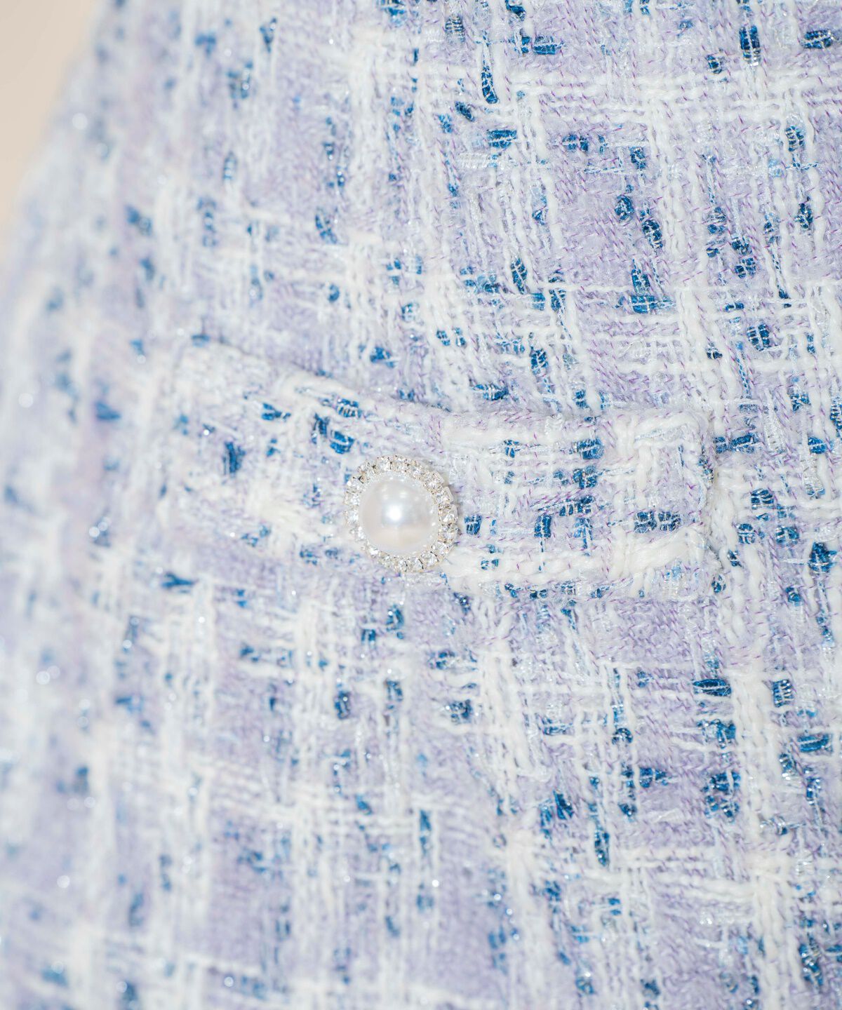 WILLSELECTION「MIXツイードフレアヘムスカート」|フレア|