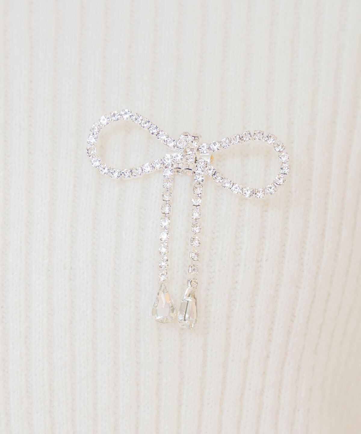 WILLSELECTION「オープンショルダーリブニットワンピース」|ワンピース|