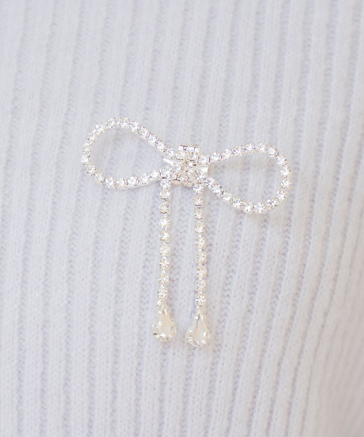 WILLSELECTION「オープンショルダーリブニットワンピース」|ワンピース|