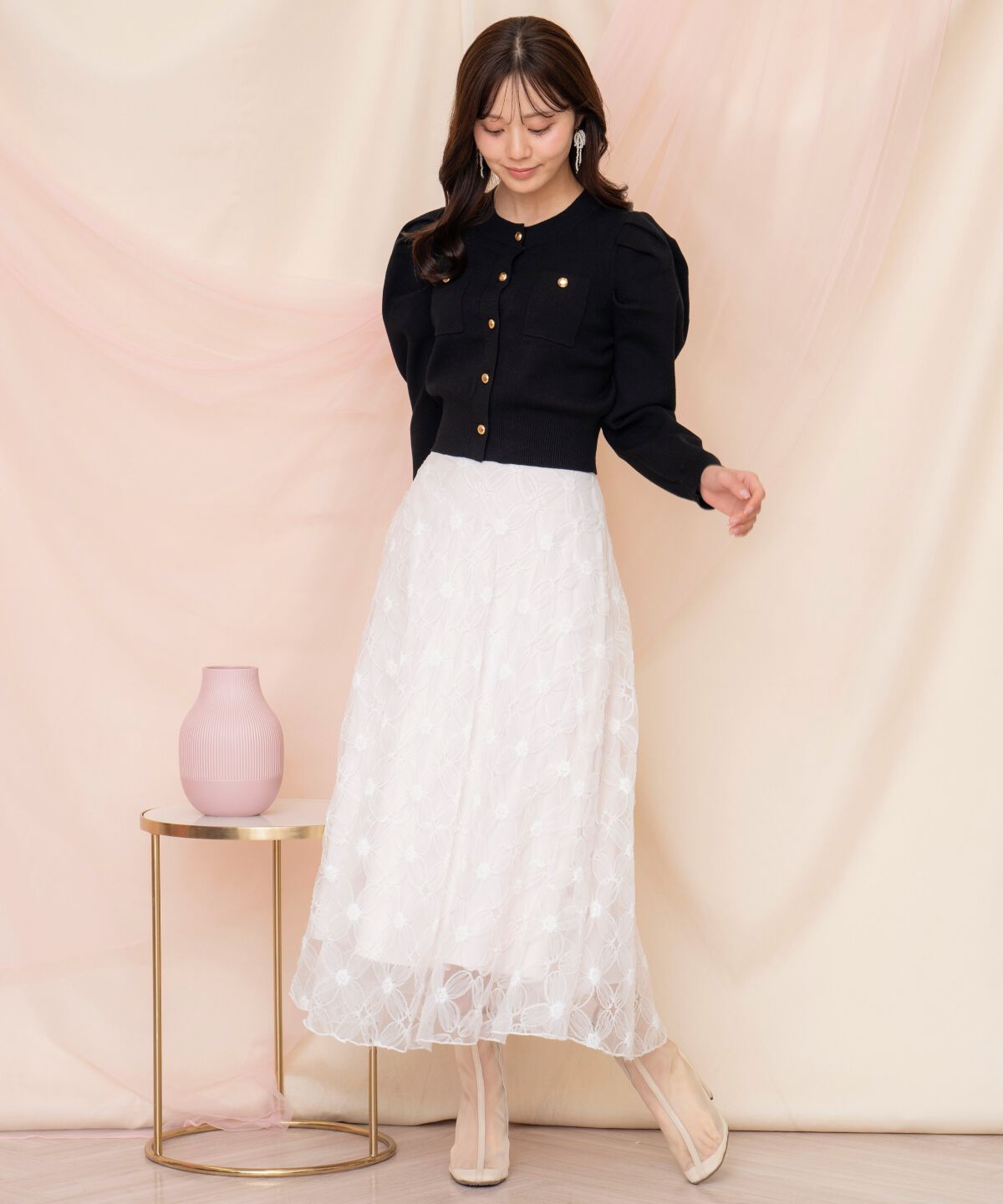 WILLSELECTION「ポケットデザインタックスリーブカーディガン」|カーディガン|