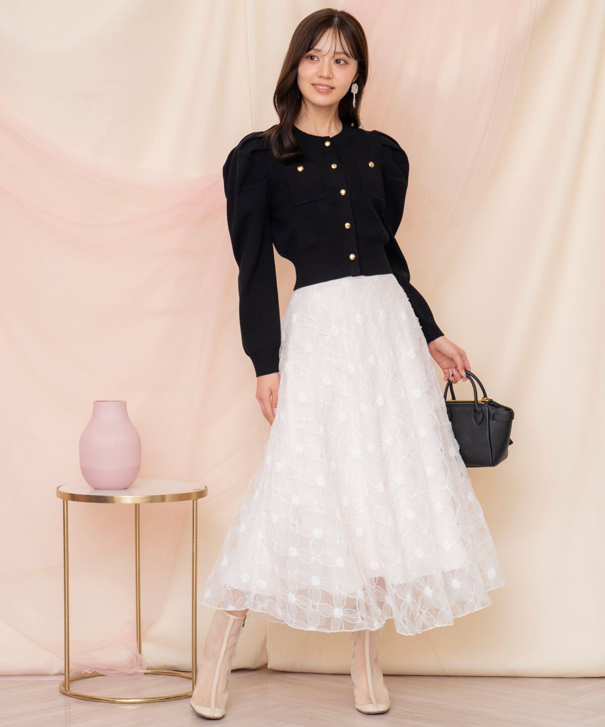 WILLSELECTION「ポケットデザインタックスリーブカーディガン」|カーディガン|