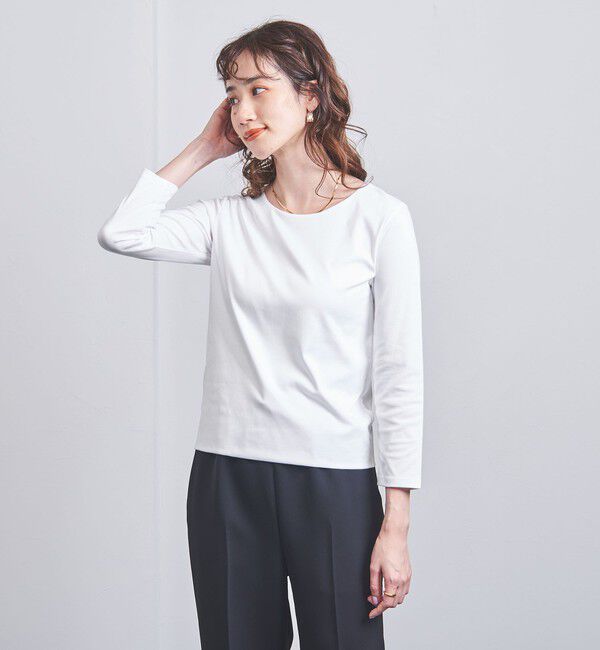 UNITED ARROWS「C DOUBLE クルーネック カットソー」|Tシャツ・カットソー|