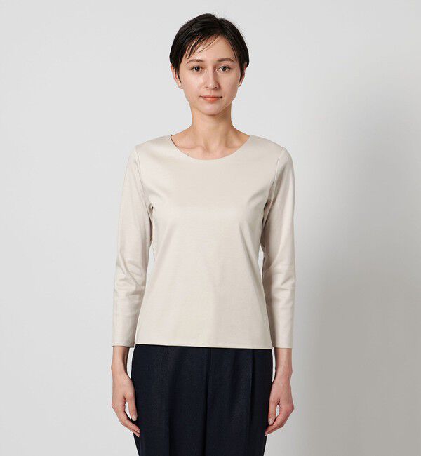 UNITED ARROWS「C DOUBLE クルーネック カットソー」|Tシャツ・カットソー|