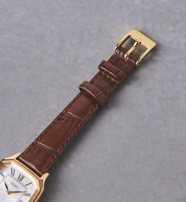 UNITED ARROWS「【別注】＜SEIKO＞スクエア レザー 腕時計」|腕時計|