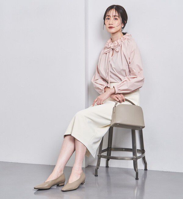 UNITED ARROWS「スクエア ポインテッド フラットシューズ」|パンプス|