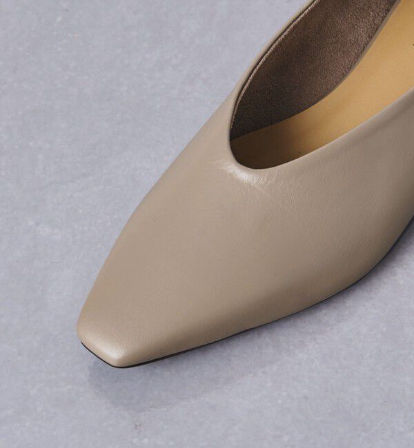 UNITED ARROWS「スクエア ポインテッド フラットシューズ」|パンプス|